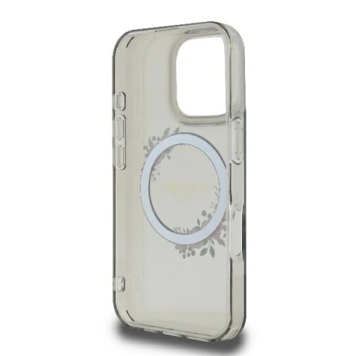 Kup Guess GUHMP16XHFWFCK Apple iPhone 16 Pro Max Hardcase IML Blumenkranz MagSafe schwarz - GUE4091 - {ean13} - Sklep Home Screen