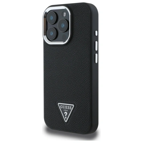 Kup Guess GUHMP16XPGTSPSK Apple iPhone 16 Pro Max Hardcase Grained Triangle MagSafe schwarz - GUE4092 - {ean13} - Sklep Home Screen