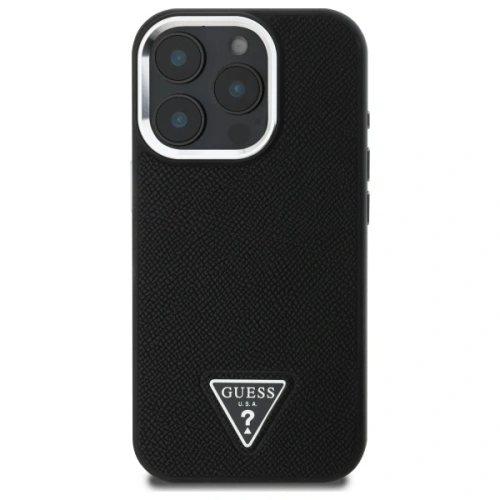 Kup Etui Guess GUHMP16XPGTSPSK Apple iPhone 16 Pro Max hardcase Grained Triangle MagSafe czarny/black - GUE4092 - {ean13} - Sklep Home Screen