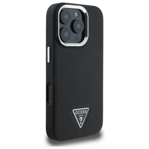 Kup Etui Guess GUHMP16XPGTSPSK Apple iPhone 16 Pro Max hardcase Grained Triangle MagSafe černý/black - GUE4092 - {ean13} - Sklep Home Screen