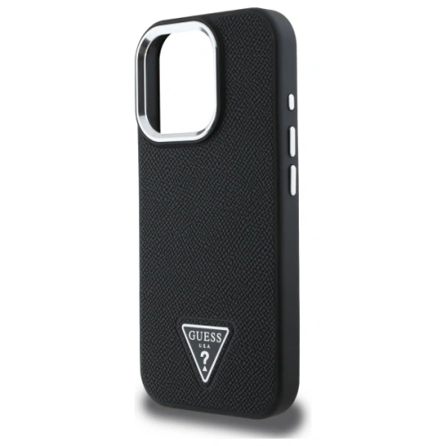 Kup Etui Guess GUHMP16XPGTSPSK Apple iPhone 16 Pro Max hardcase Grained Triangle MagSafe černý/black - GUE4092 - {ean13} - Sklep Home Screen