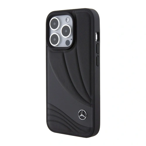 Kup Mercedes MEHCP15L8ROLK Apple iPhone 15 Pro kemény tok Bőr Hullám Minta fekete - MRS144 - {ean13} - Sklep Home Screen