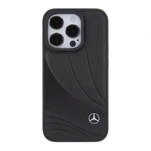 Kup Mercedes MEHCP15L8ROLK Apple iPhone 15 Pro Hartschale Leder Wellenmuster schwarz - MRS144 - {ean13} - Sklep Home Screen