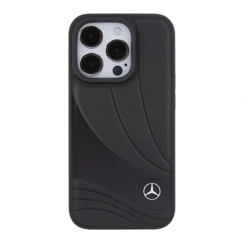 Kup Etui Mercedes MEHCP15L8ROLK Apple iPhone 15 Pro hardcase Leather Wave Patern czarny/black - MRS144 - {ean13} - Sklep Home Screen