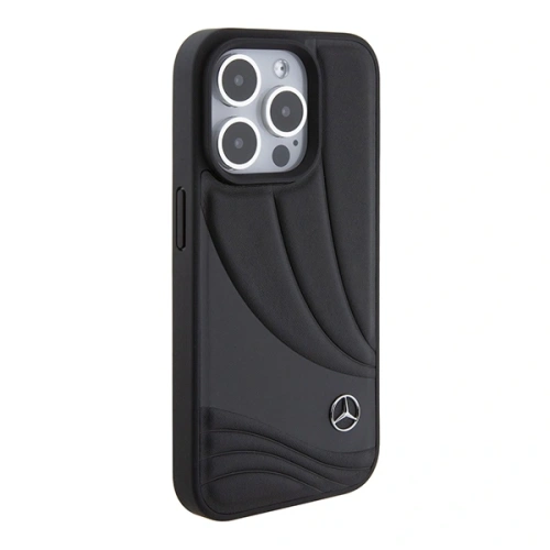 Kup Etui Mercedes MEHCP15L8ROLK Apple iPhone 15 Pro hardcase Leather Wave Patern czarny/black - MRS144 - {ean13} - Sklep Home Screen