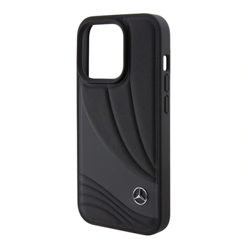 Kup Mercedes MEHCP15L8ROLK Apple iPhone 15 Pro kemény tok Bőr Hullám Minta fekete - MRS144 - {ean13} - Sklep Home Screen