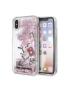 Kup Karl Lagerfeld KLHCPXKSICRO iPhone X/Xs růžovo-zlatý/rose gold tvrdý obal Ikonické vzory Tekoucí třpytky - KLD211RS - {ean13} - Sklep Home Screen