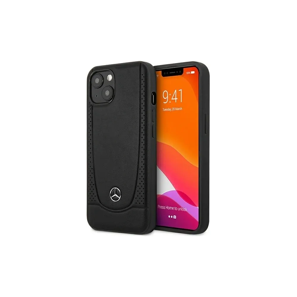 Etui Mercedes MEHCP15MARMBK Apple iPhone 15 Plus / 14 Plus hardcase Leather Urban czarny/black