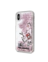 Kup Karl Lagerfeld KLHCPXKSICRO iPhone X/Xs růžovo-zlatý/rose gold tvrdý obal Ikonické vzory Tekoucí třpytky - KLD211RS - {ean13} - Sklep Home Screen