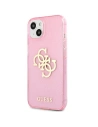 Kup [OUTLET] Case Guess GUHCP13SPCUGL4GPI Apple iPhone 13 mini rosa/pink Hartschale Glitter 4G Big Logo - OT-747 - {ean13} - Sklep Home Screen