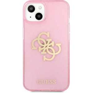Kup [OUTLET] Etui Guess GUHCP13SPCUGL4GPI Apple iPhone 13 mini różowy/pink hard case Glitter 4G Big Logo - OT-747 - {ean13} - Sklep Home Screen