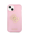 Kup [OUTLET] Case Guess GUHCP13SPCUGL4GPI Apple iPhone 13 mini rosa/pink Hartschale Glitter 4G Big Logo - OT-747 - {ean13} - Sklep Home Screen