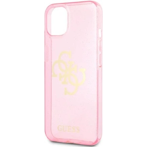 Kup [OUTLET] Etui Guess GUHCP13SPCUGL4GPI Apple iPhone 13 mini różowy/pink hard case Glitter 4G Big Logo - OT-747 - {ean13} - Sklep Home Screen