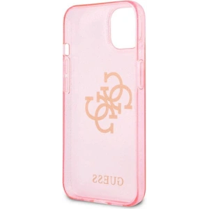 Kup [OUTLET] Etui Guess GUHCP13SPCUGL4GPI Apple iPhone 13 mini różowy/pink hard case Glitter 4G Big Logo - OT-747 - {ean13} - Sklep Home Screen