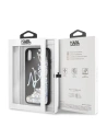 Kup Karl Lagerfeld KLHCPXKSIGMU iPhone X/Xs schwarz/schwarzes Hartschalenetui Signature Liquid Glitter Sequins - KLD212BLK - {ean13} - Sklep Home Screen