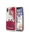 Kup Karl Lagerfeld KLHCPXPABGFU iPhone X fushia/różowy hard case Liquid Glitter - KLD213FKS - {ean13} - Sklep Home Screen