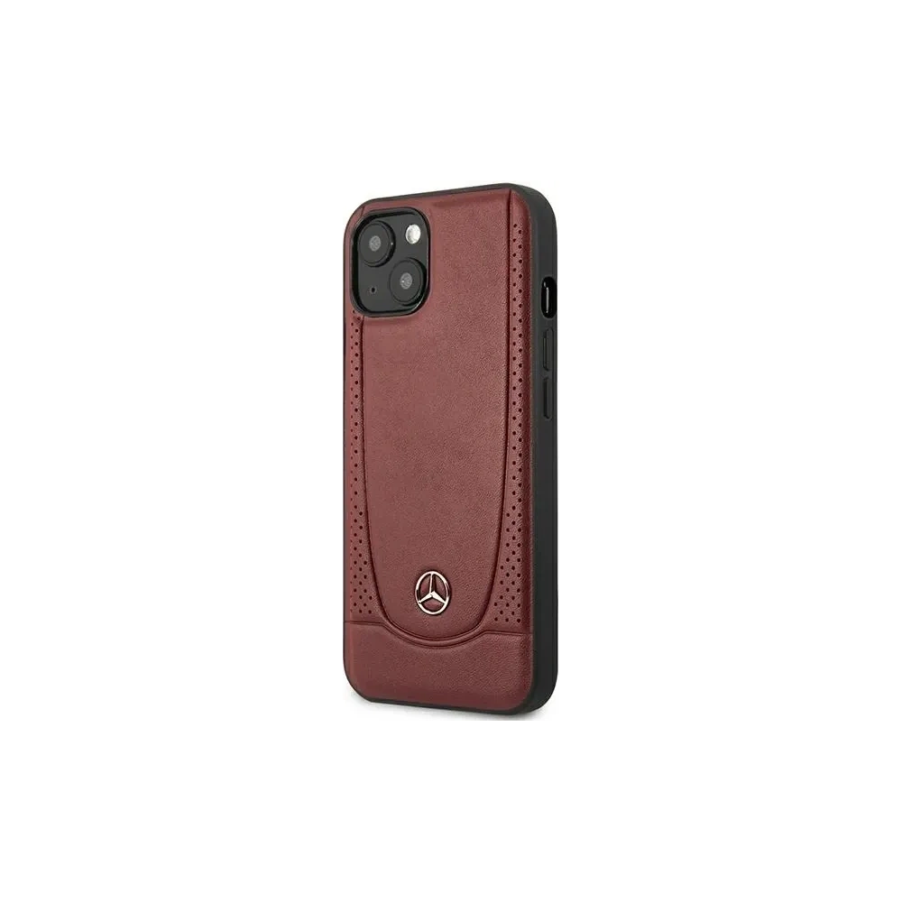 Etui Mercedes MEHCP15SARMRE Apple iPhone 15 / 14 / 13 hardcase Leather Urban Bengale czerwony/red