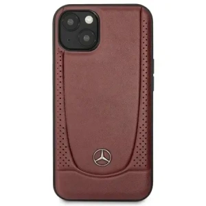 Buy Mercedes MEHCP15SARMRE Apple iPhone 15 / 14 / 13 hardcase Leather Urban Bengale red - MRS150 - {ean13} - Home Screen Store Europe