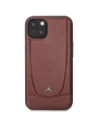 Buy Mercedes MEHCP15SARMRE Apple iPhone 15 / 14 / 13 hardcase Leather Urban Bengale red - MRS150 - {ean13} - Home Screen Store Europe