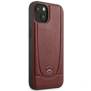 Buy Mercedes MEHCP15SARMRE Apple iPhone 15 / 14 / 13 hardcase Leather Urban Bengale red - MRS150 - {ean13} - Home Screen Store Europe