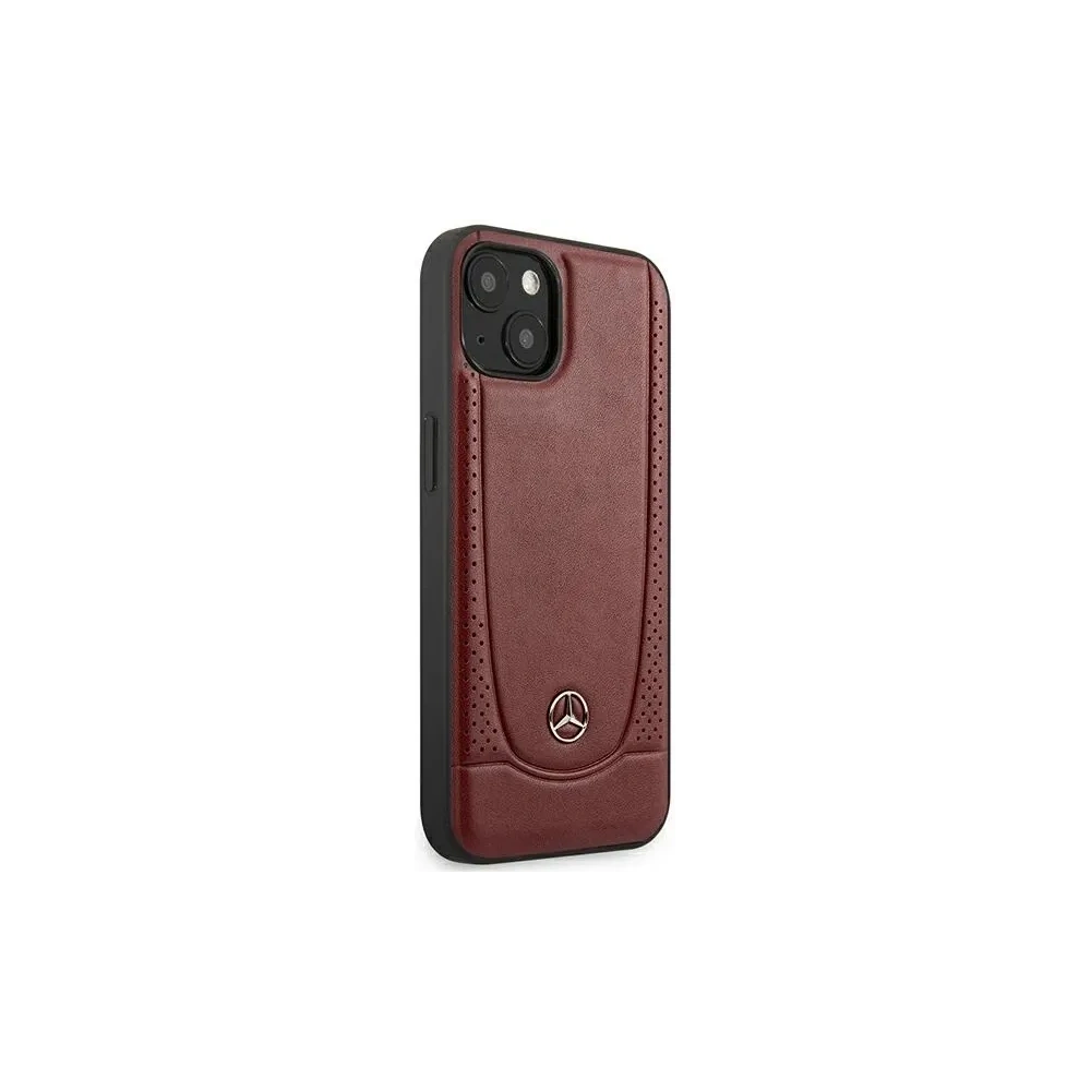 Etui Mercedes MEHCP15SARMRE Apple iPhone 15 / 14 / 13 hardcase Leather Urban Bengale czerwony/red