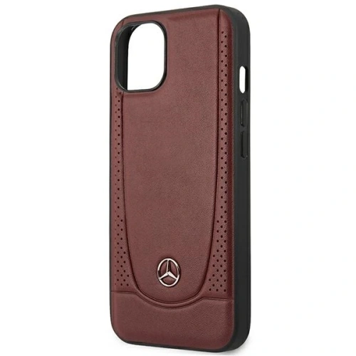 Buy Mercedes MEHCP15SARMRE Apple iPhone 15 / 14 / 13 hardcase Leather Urban Bengale red - MRS150 - {ean13} - Home Screen Store Europe