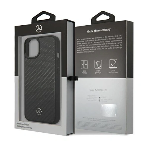 Kup Mercedes MEHCP15SRCABK Apple iPhone 15 / 14 / 13 Hardcase Carbonfaser Dynamisch Schwarz - MRS151 - {ean13} - Sklep Home Screen