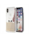 Karl Lagerfeld KLHCPXPABGNU iPhone X różowo-złoty/pink gold hard case Liquid Glitter