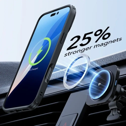 Kup Sada ESR Classic Hybrid Kickstand HaloLock MagSafe & Tempered Glass Apple Apple iPhone 16 Plus Čirý/černý - ESR862 - {ean13} - Sklep Home Screen