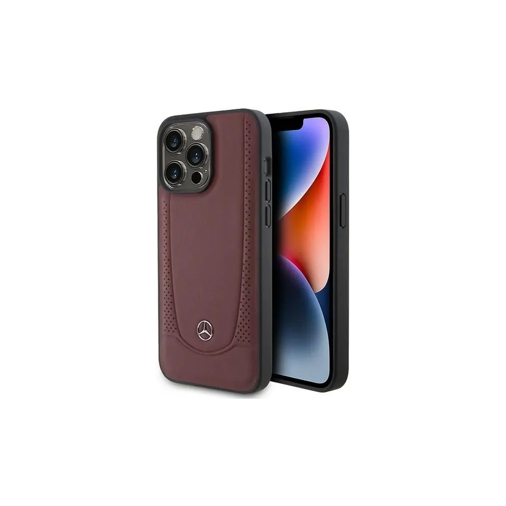 Etui Mercedes MEHCP15XARMRE Apple iPhone 15 Pro Max hardcase Leather Urban Bengale czerwony/red