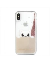 Kup Karl Lagerfeld KLHCPXPABGNU iPhone X rose gold/rosa gold Hartschalenetui Liquid Glitter - KLD214RS - {ean13} - Sklep Home Screen