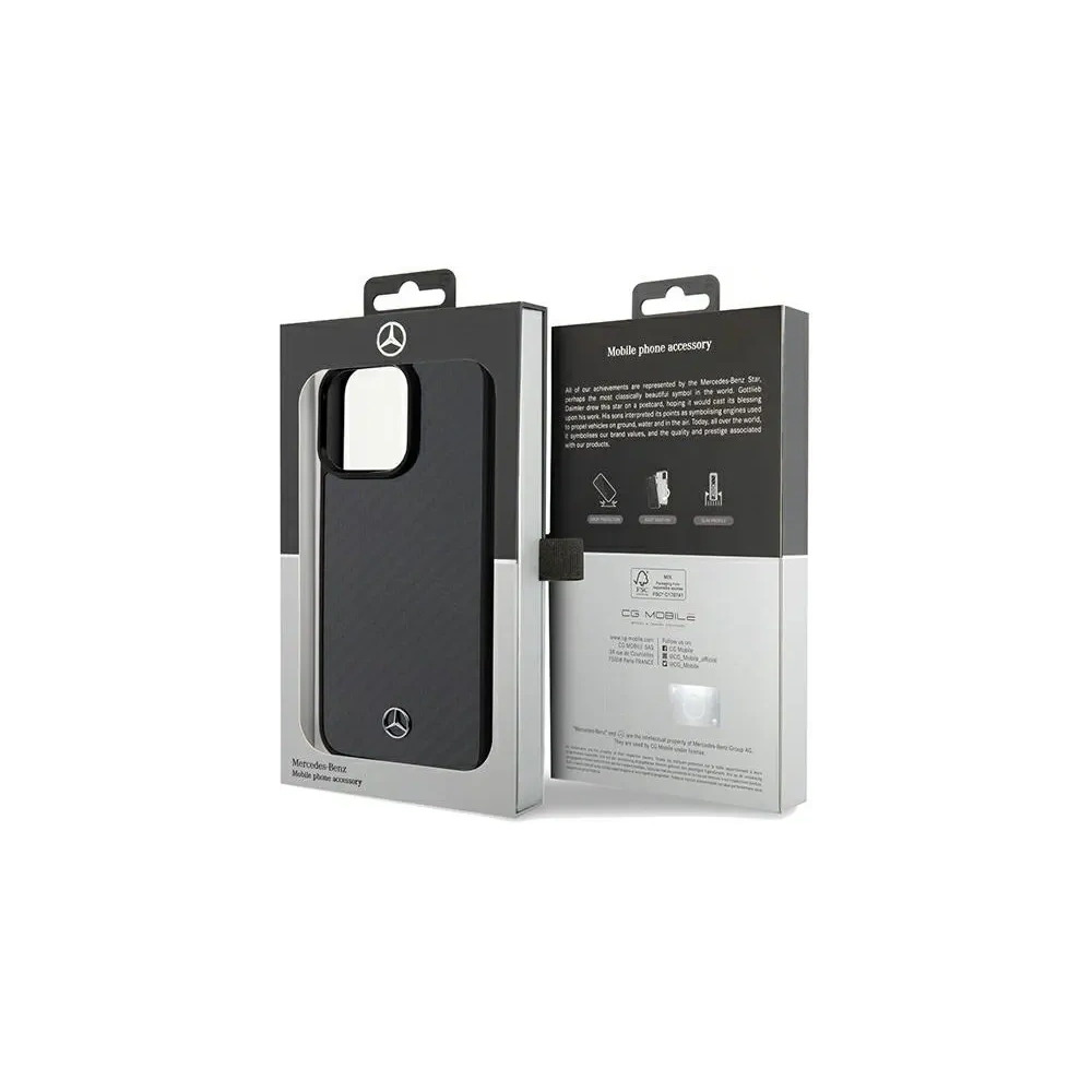 Etui Mercedes MEHCP15XRCABK Apple iPhone 15 Pro Max hardcase Carbon Fiber Dynamic czarny/black