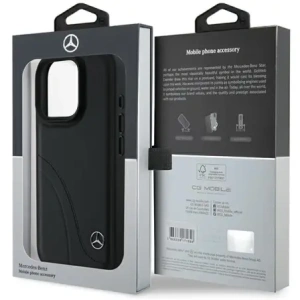 Kup Mercedes MEHCP16L23RBCSK Apple iPhone 16 Pro Hartschale MB Gebogene Nähte Leder schwarz - MRS157 - {ean13} - Sklep Home Screen
