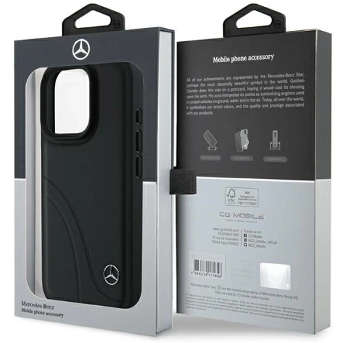Kup Mercedes MEHCP16L23RBCSK Apple iPhone 16 Pro Hartschale MB Gebogene Nähte Leder schwarz - MRS157 - {ean13} - Sklep Home Screen