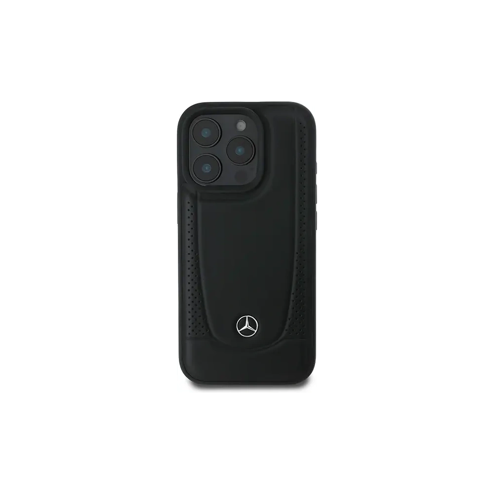 Etui Mercedes MEHCP16LARMBK Apple iPhone 16 Pro hardcase Leather Urban czarny/black