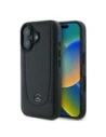 Mercedes MEHCP16SARMBK Apple iPhone 16 husă din piele Urban neagră