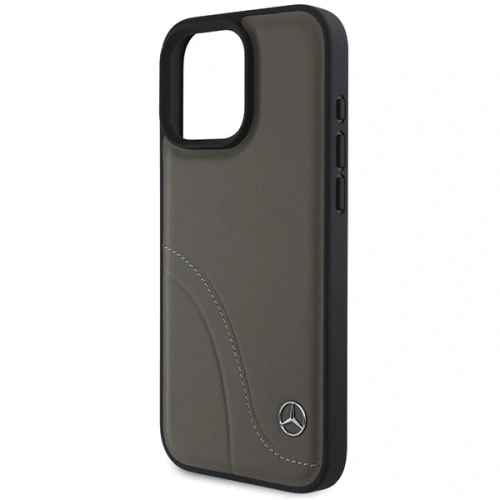 Kup Etui Mercedes MEHCP16X23RBCSB Apple iPhone 16 Pro Max hardcase MB Curved Stitches Leather brązowy/brown - MRS161 - {ean13} - Sklep Home Screen