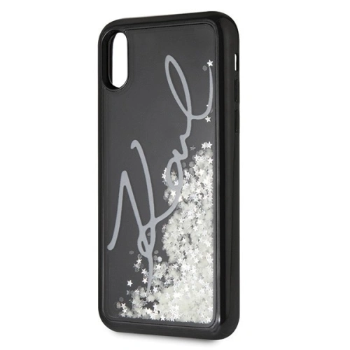Kup Karl Lagerfeld KLHCPXPH2IR iPhone X/Xs černý/black Glitter Signature - Svítí ve tmě - KLD215BLK - {ean13} - Sklep Home Screen
