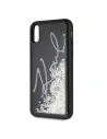 Kup Karl Lagerfeld KLHCPXPH2IR iPhone X/Xs schwarz/schwarz Glitter Signature - leuchtet im Dunkeln - KLD215BLK - {ean13} - Sklep Home Screen