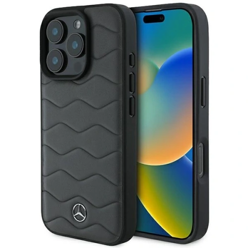 Kup Mercedes MEHCP16X23RWRSA Apple iPhone 16 Pro Max Hardcase MB Waves Leder antrazit grau - MRS163 - {ean13} - Sklep Home Screen