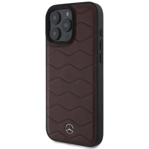 Kup Mercedes MEHCP16X23RWRSR Apple iPhone 16 Pro Max hardcase MB Waves Leather roșu - MRS164 - {ean13} - Sklep Home Screen