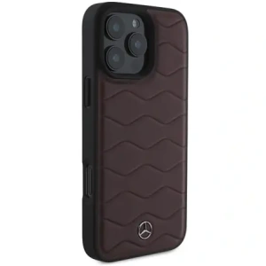Kup Mercedes MEHCP16X23RWRSR Apple iPhone 16 Pro Max Hartschale MB Waves Leder rot - MRS164 - {ean13} - Sklep Home Screen