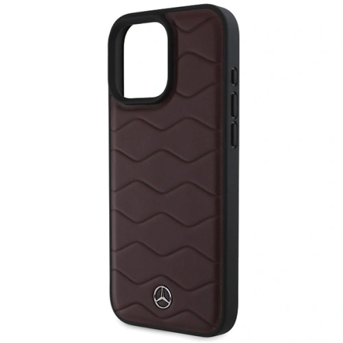 Kup Mercedes MEHCP16X23RWRSR Apple iPhone 16 Pro Max Hartschale MB Waves Leder rot - MRS164 - {ean13} - Sklep Home Screen