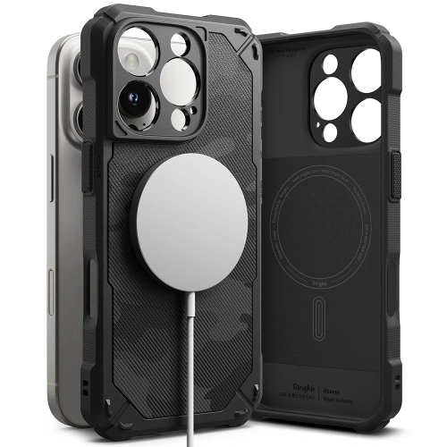 Kup Ringke Strapabíró Felszerelés Magnetic MagSafe Apple iPhone 16 Pro Max Camo Fekete - RGK11671 - {ean13} - Sklep Home Screen