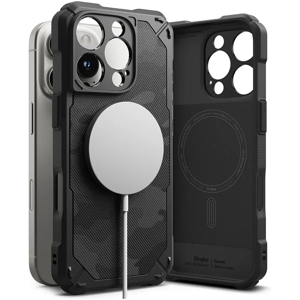 Etui Ringke Rugged Gear Magnetic MagSafe Apple iPhone 16 Pro Max Camo Black