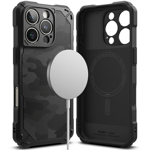 Kup Ringke Strapabíró Felszerelés Magnetic MagSafe Apple iPhone 16 Pro Max Camo Fekete - RGK11671 - {ean13} - Sklep Home Screen