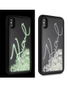 Kup Karl Lagerfeld KLHCPXPH2IR iPhone X/Xs schwarz/schwarz Glitter Signature - leuchtet im Dunkeln - KLD215BLK - {ean13} - Sklep Home Screen