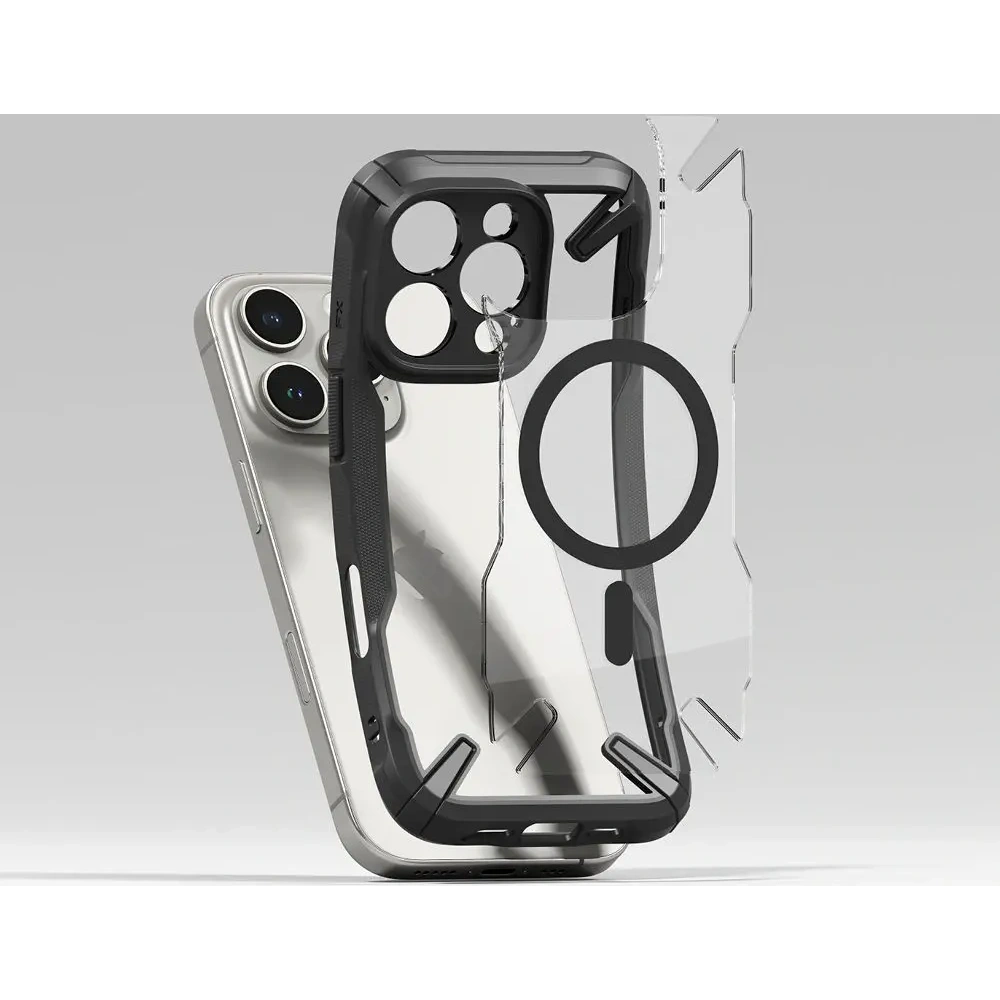 Etui Ringke Fusion-X Magnetic MagSafe Apple iPhone 16 Pro Max Black