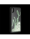 Kup Karl Lagerfeld KLHCPXPH2IR iPhone X/Xs schwarz/schwarz Glitter Signature - leuchtet im Dunkeln - KLD215BLK - {ean13} - Sklep Home Screen