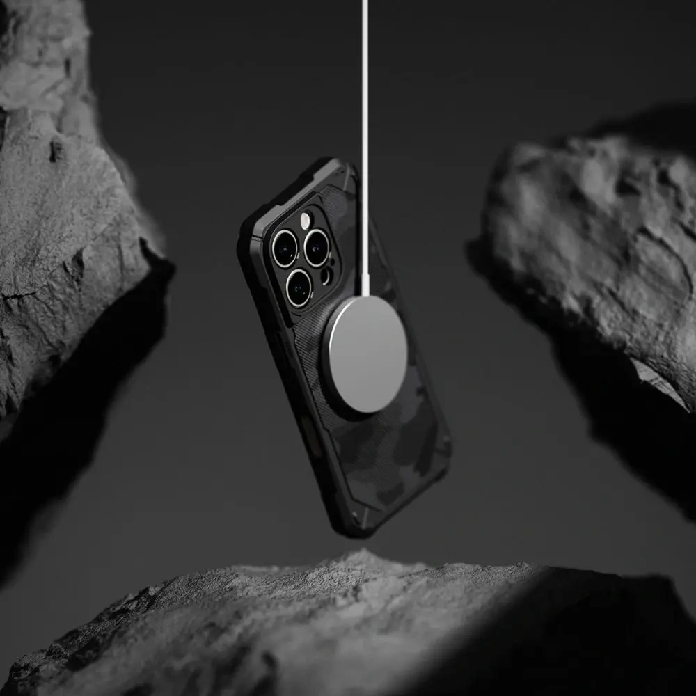 Etui Ringke Rugged Gear Magnetic MagSafe Apple iPhone 16 Pro Camo Black